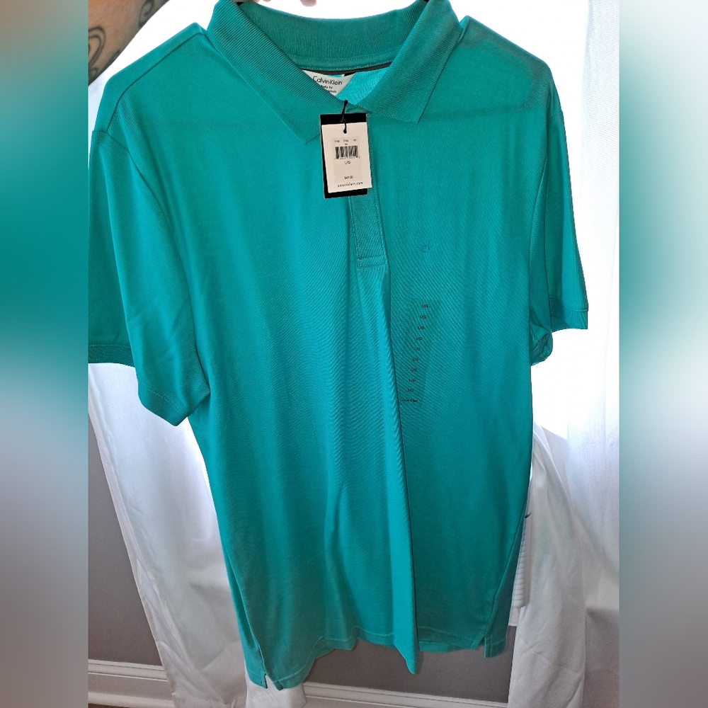 Mens Calvin Klein short sleeved polo (NEW)